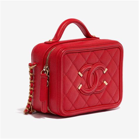 chanel vanity case bag red|vanity chanel bag price.